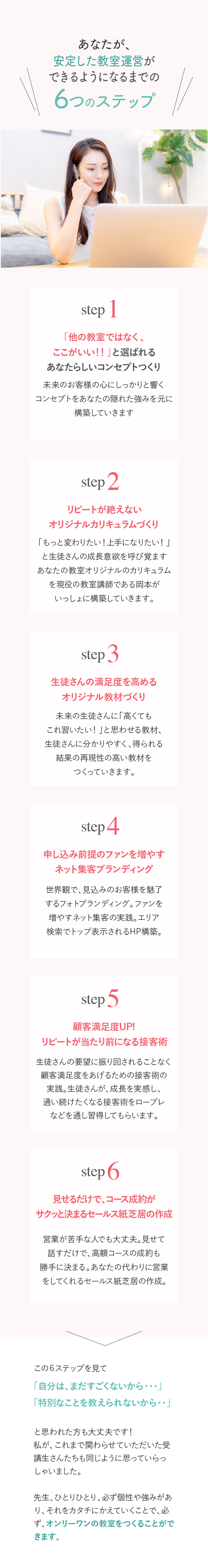 安定した教室運営ができるようになるまでの6つのステップ